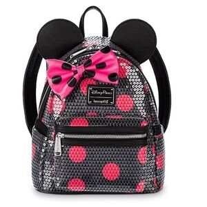 Minnie Mouse Sequin Polka Dot Mini Backpack